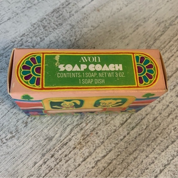 Vintage Avon Soap Coach Train NEW In Box Vintage Stock - Picture 4 of 9